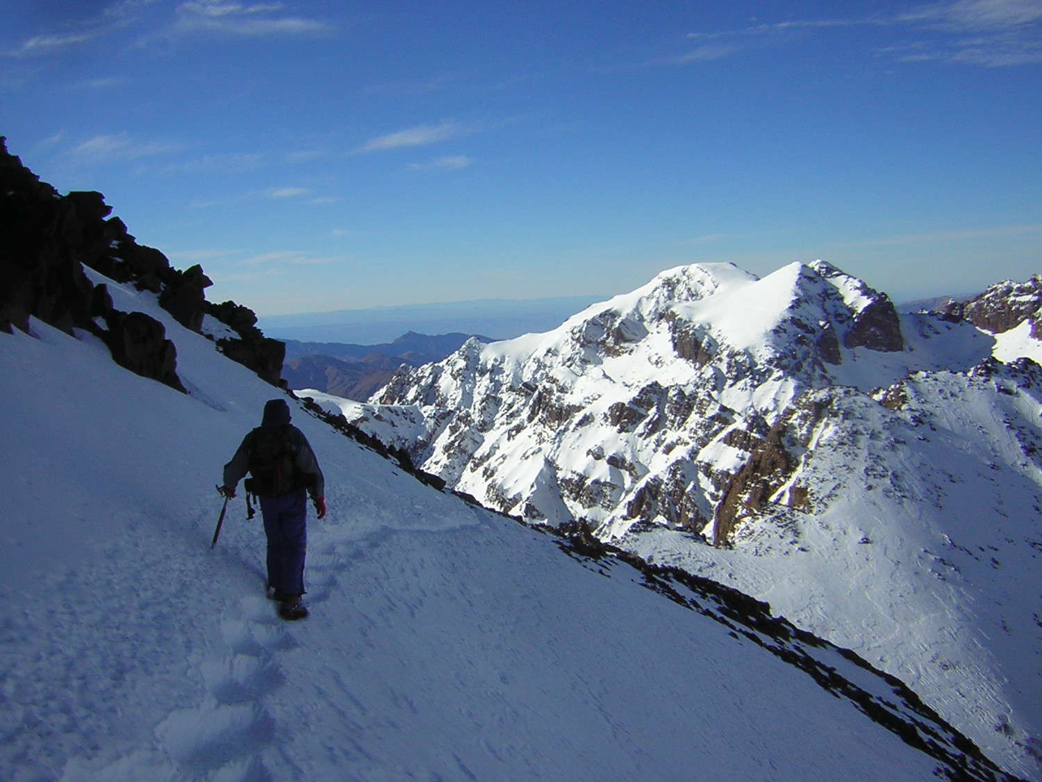 Descente du Djebel Toubkal