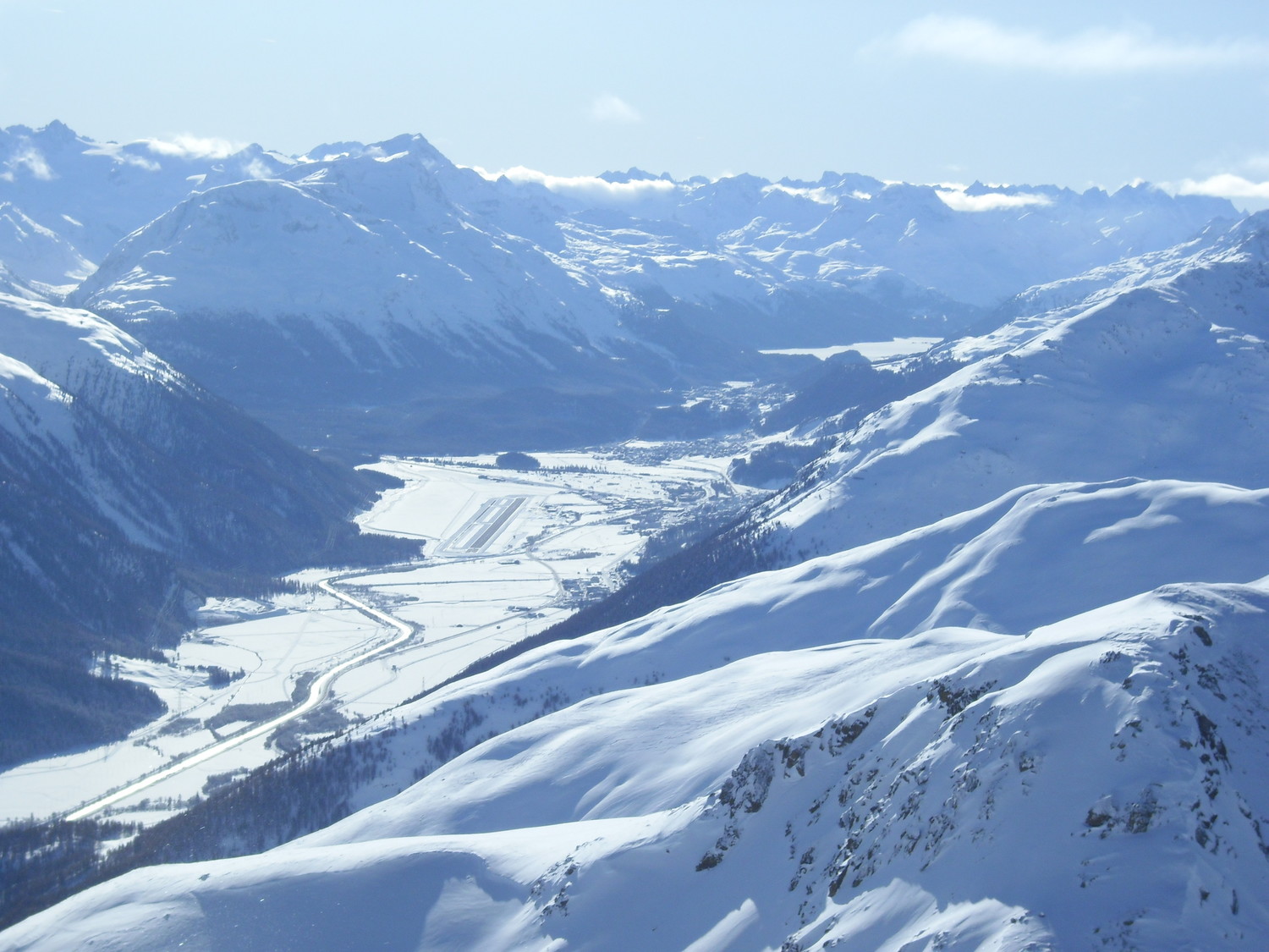 IL PANORAMA SULL'ENGADINA