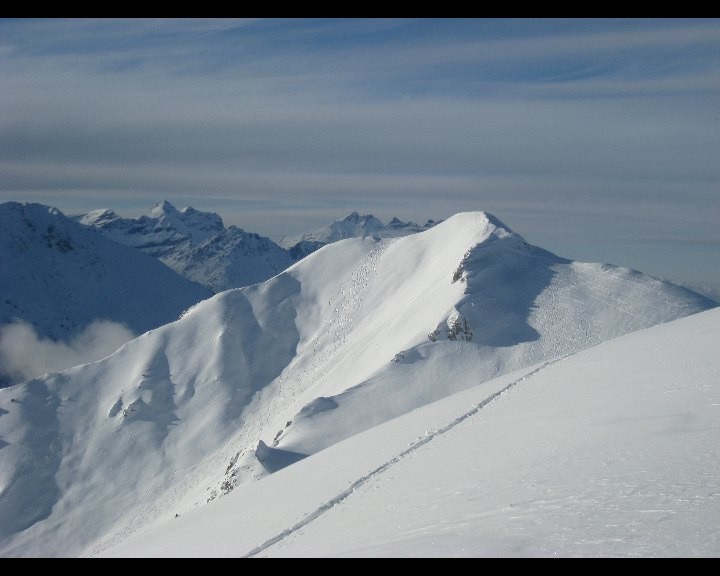 Six Blanc, vu de la Tête de la Payanne