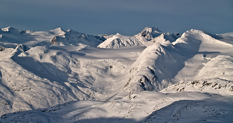 la chaine cotiere aux alentours du Chilkoot pass