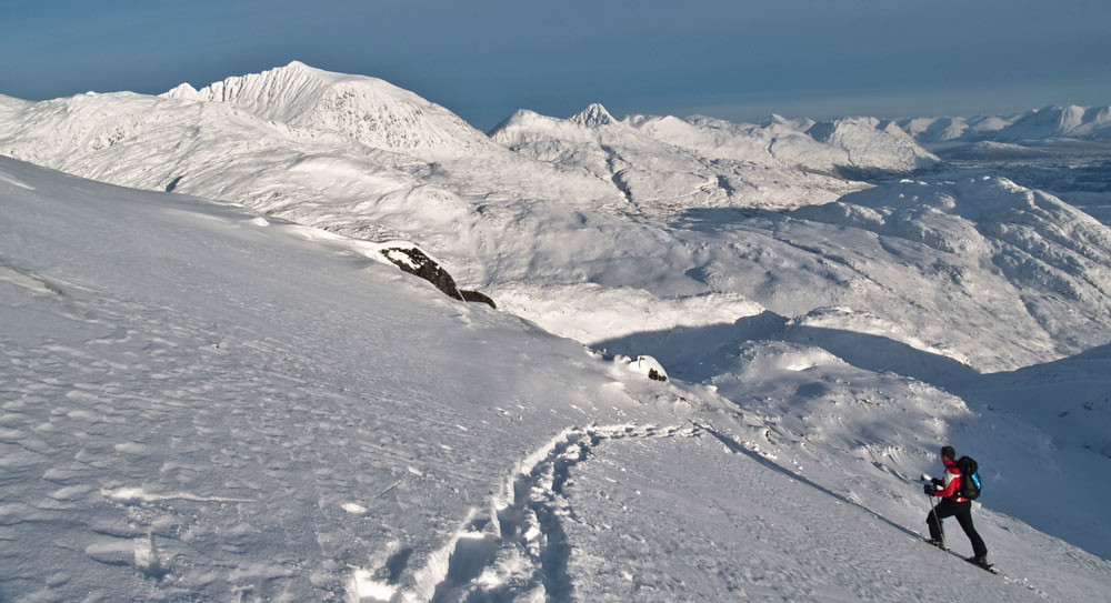 la montee a feather en arriere plan Whitepass area