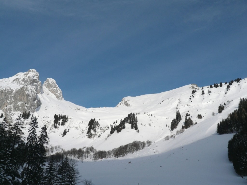 Jumelles et Grammont, bien enneigés