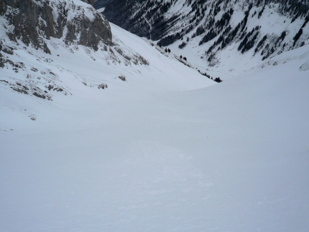 Au départ de la combe de Sous l'Enfer