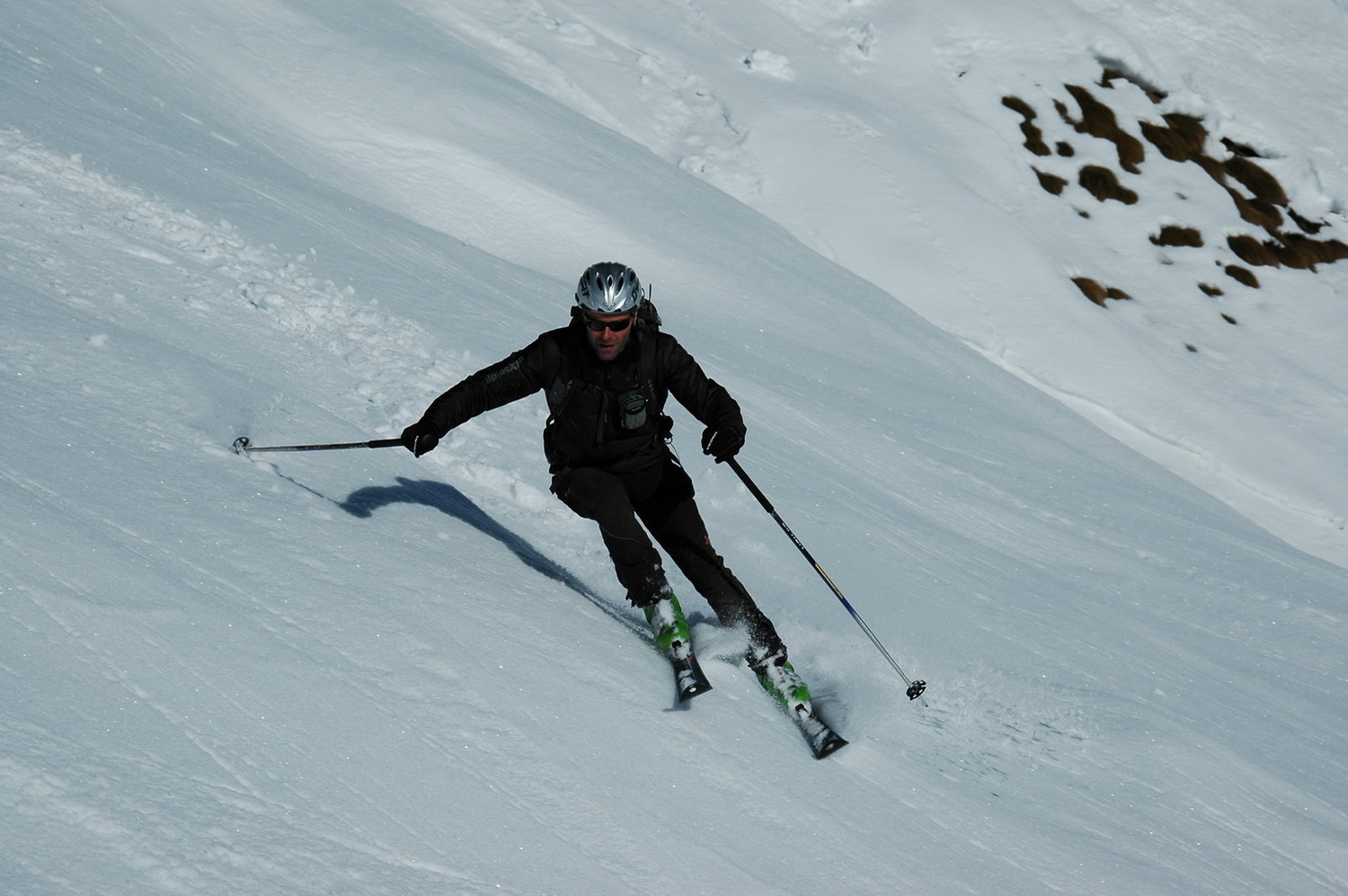 Gigi in azione sul Dosso SW del M. Forcolaccia