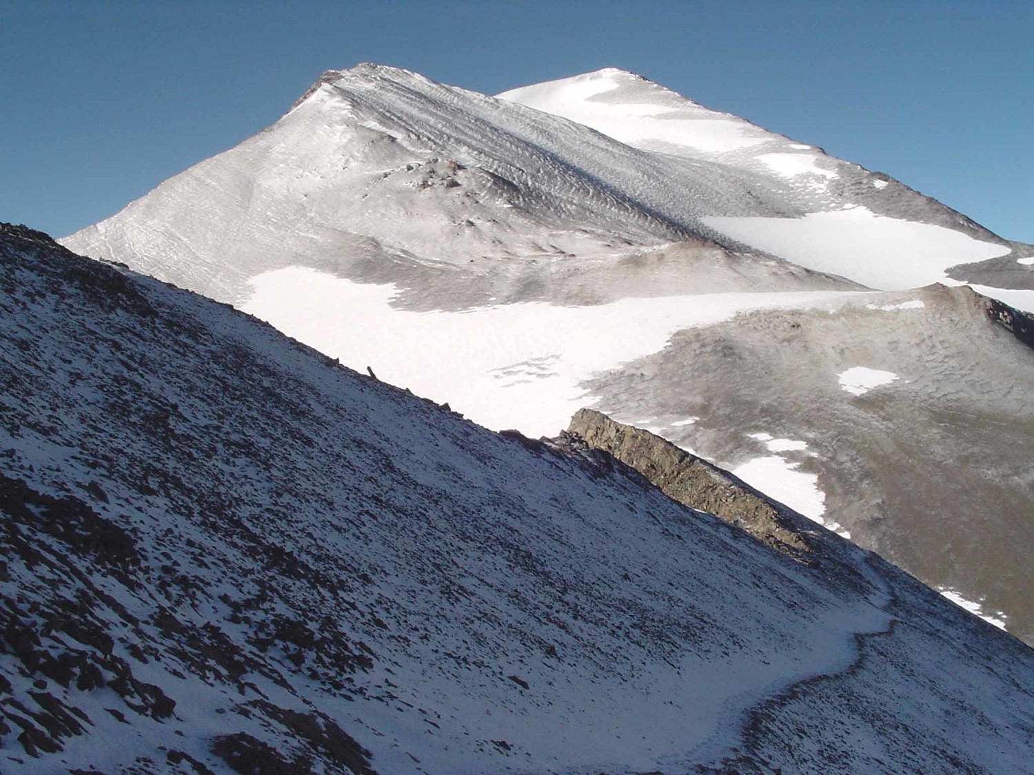 en route pour le Vallecitos :vue sur le Plata