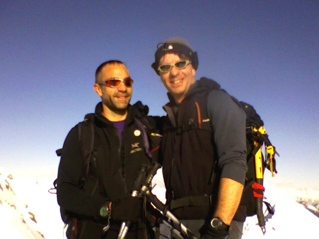 io e livio in vetta