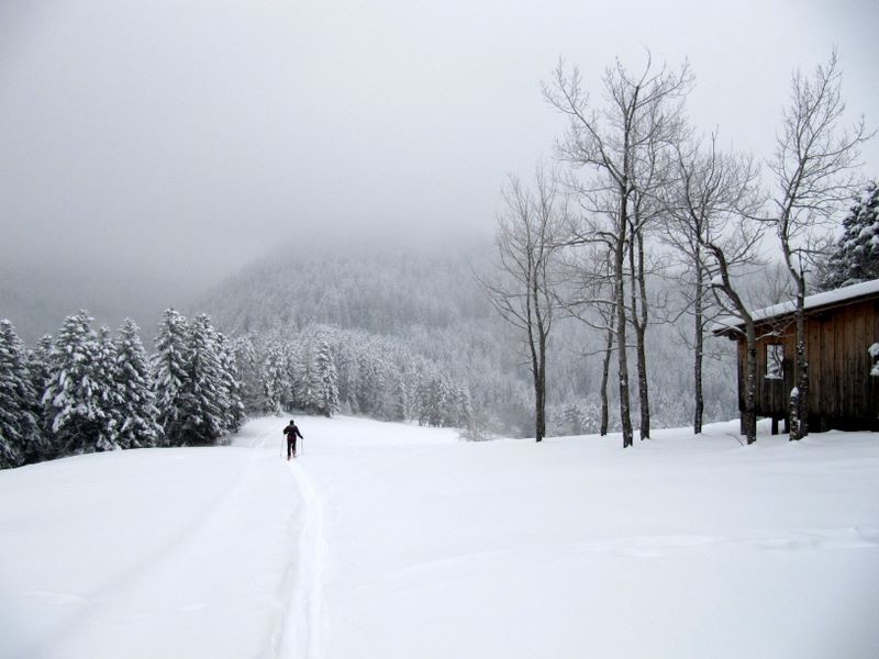 Au dessus des pistes de l'Aigle