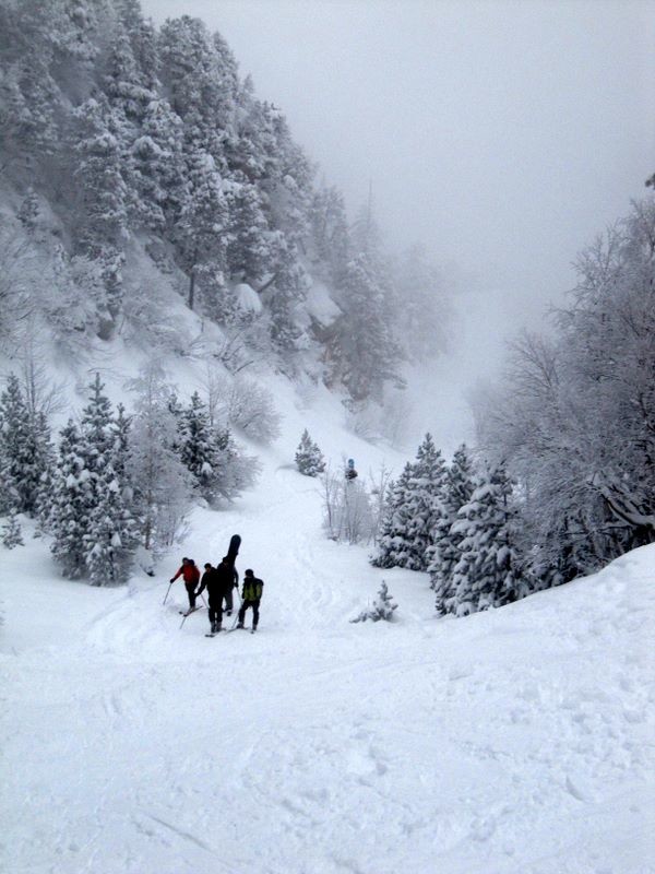 Descente du Moucherotte : il y a foule !