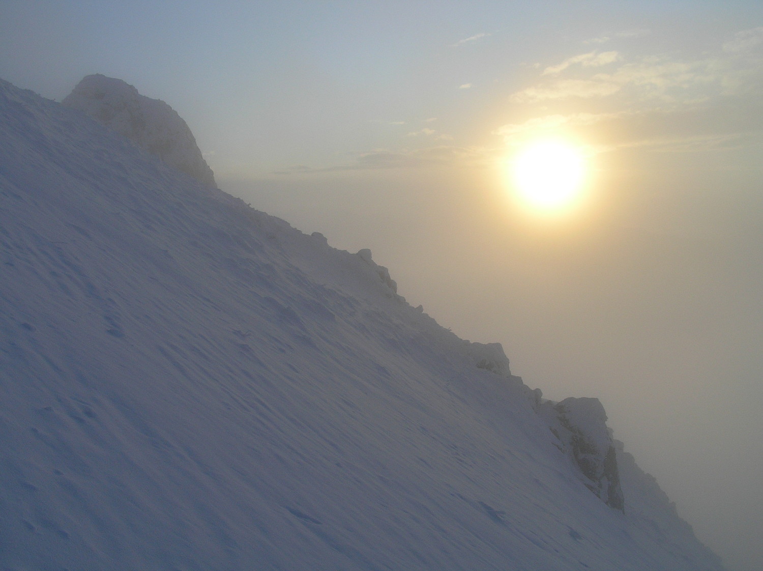 Sortie du brouillard