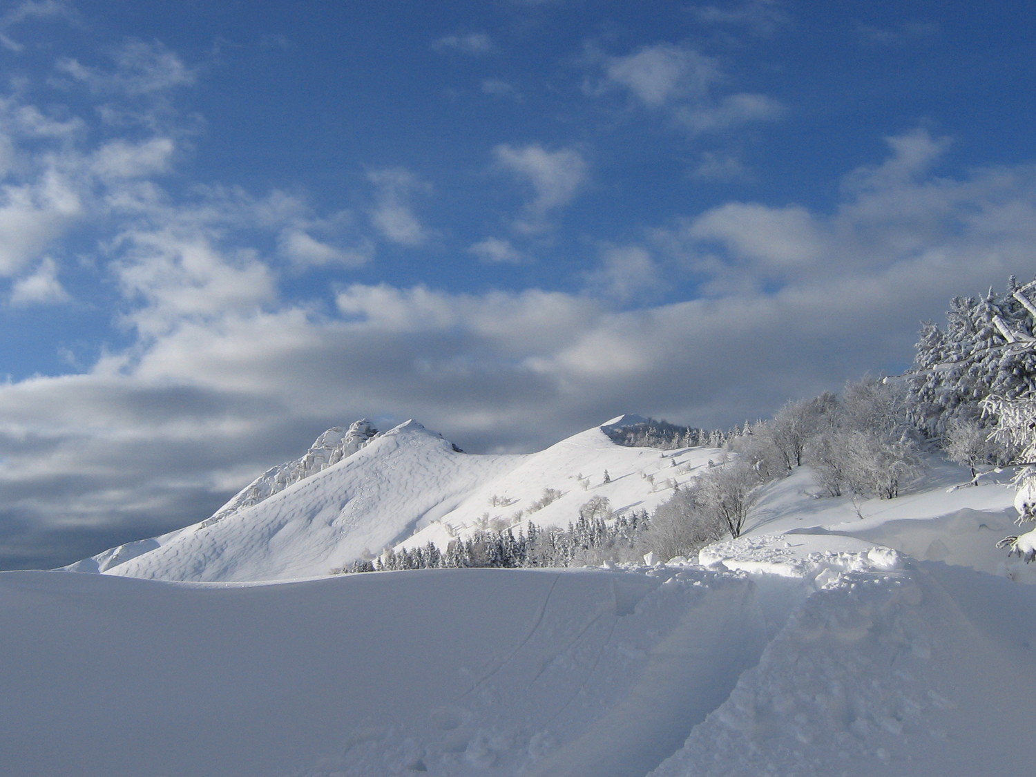 la neve non manca!