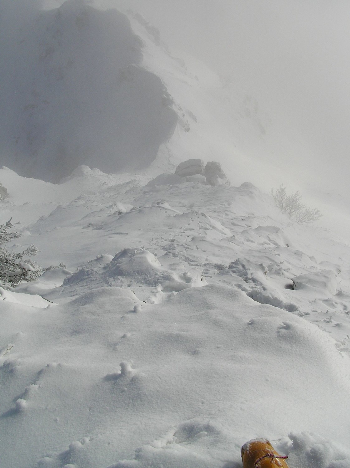 Arête Est pas en conditions