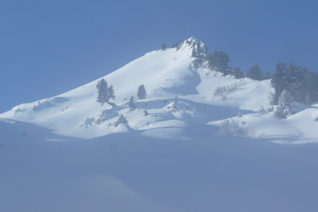 Le brouillard s'en va vers 1950m