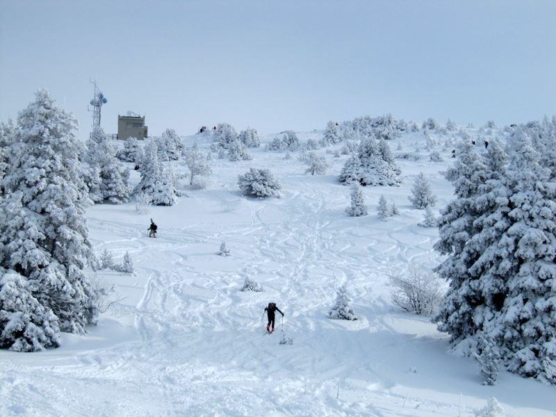A l'approche du sommet