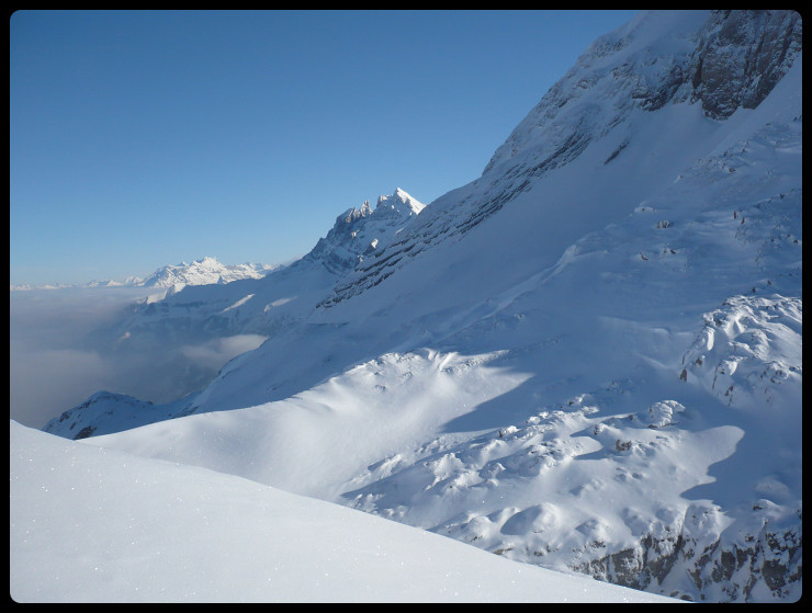 Au col de Bostan, les Dents du Midi