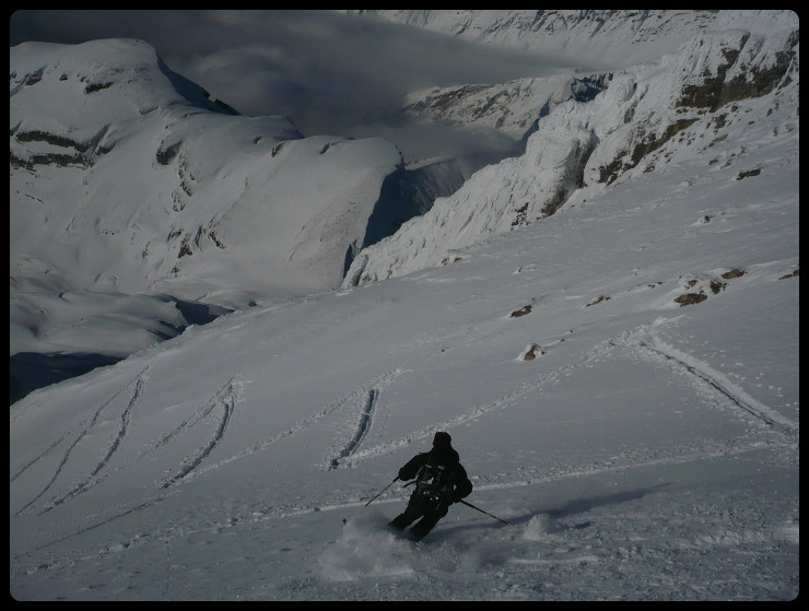 Yann entame sa descente