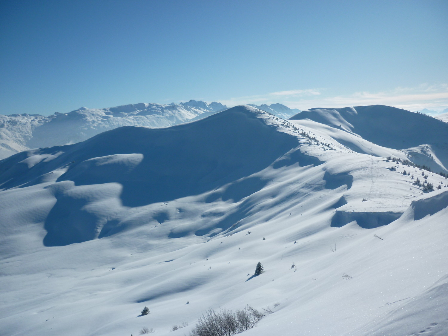 Point 2066 et Mont de Vorès (à droite)