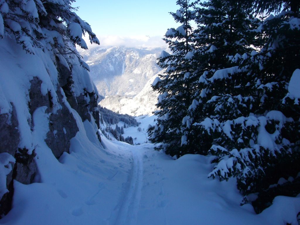 le passage dans la barre sous la combe