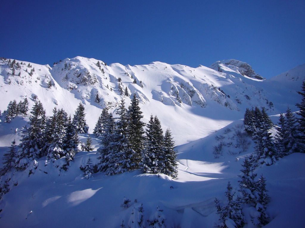 la combe et ses petits couloirs à tricoter