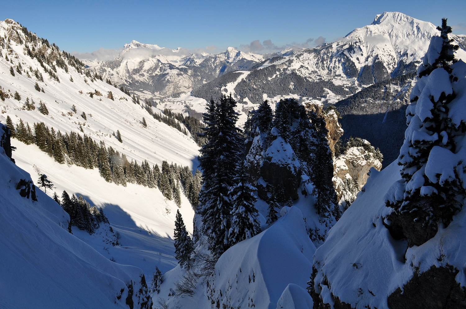 Grange depuis le couloir N de Brion