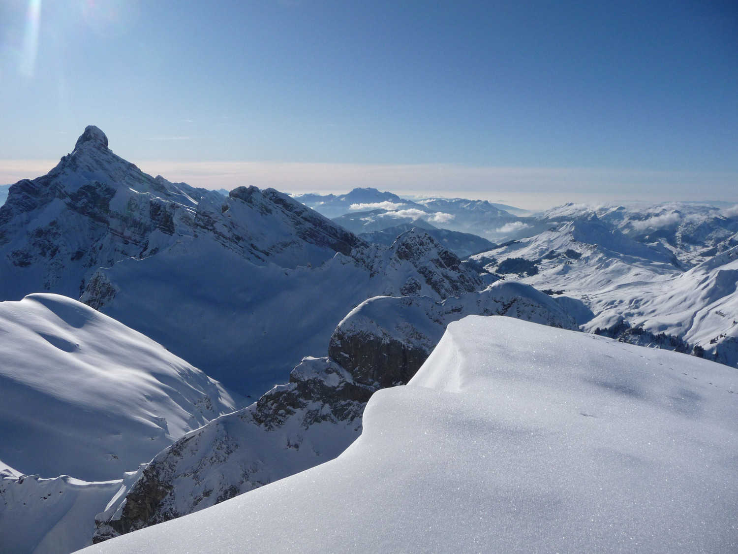 pointe percée depuis pointe d'areu