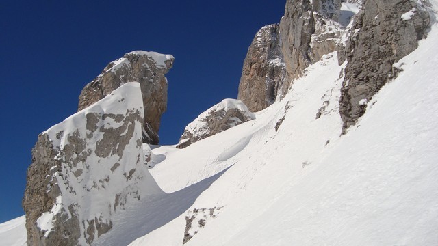 On s'arrétera la, 10h30, les pentes commencent à chauffer, les purges commencent