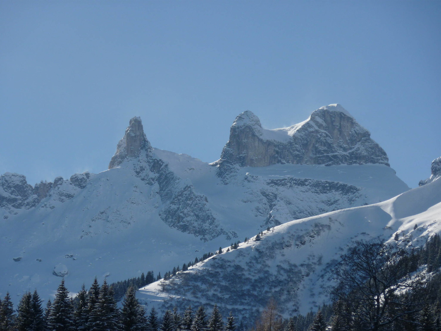 Salendo al Keuzjoch vista sul Drei Turm