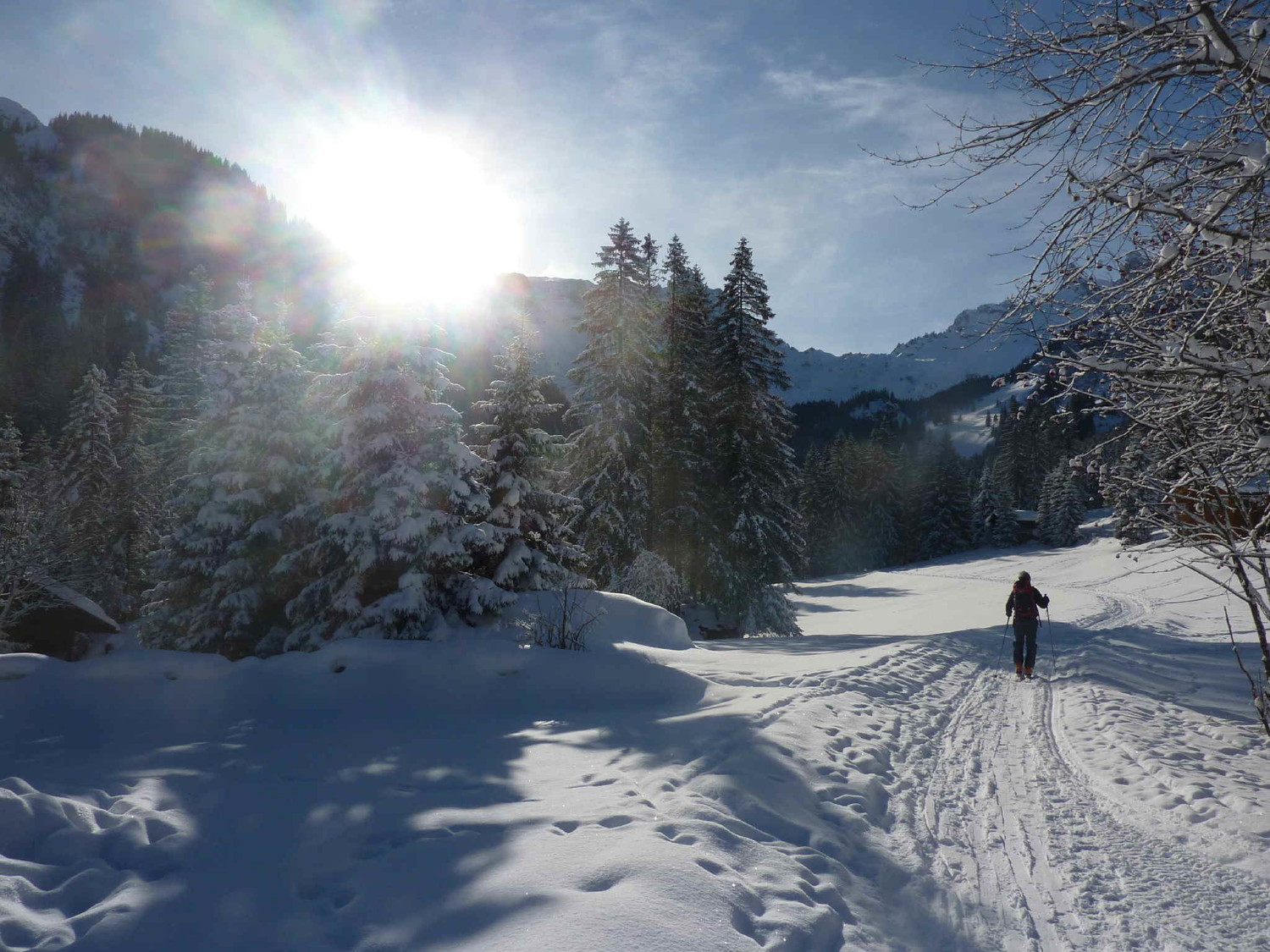 Salendo al Kreuzjoch; nella GauerTal