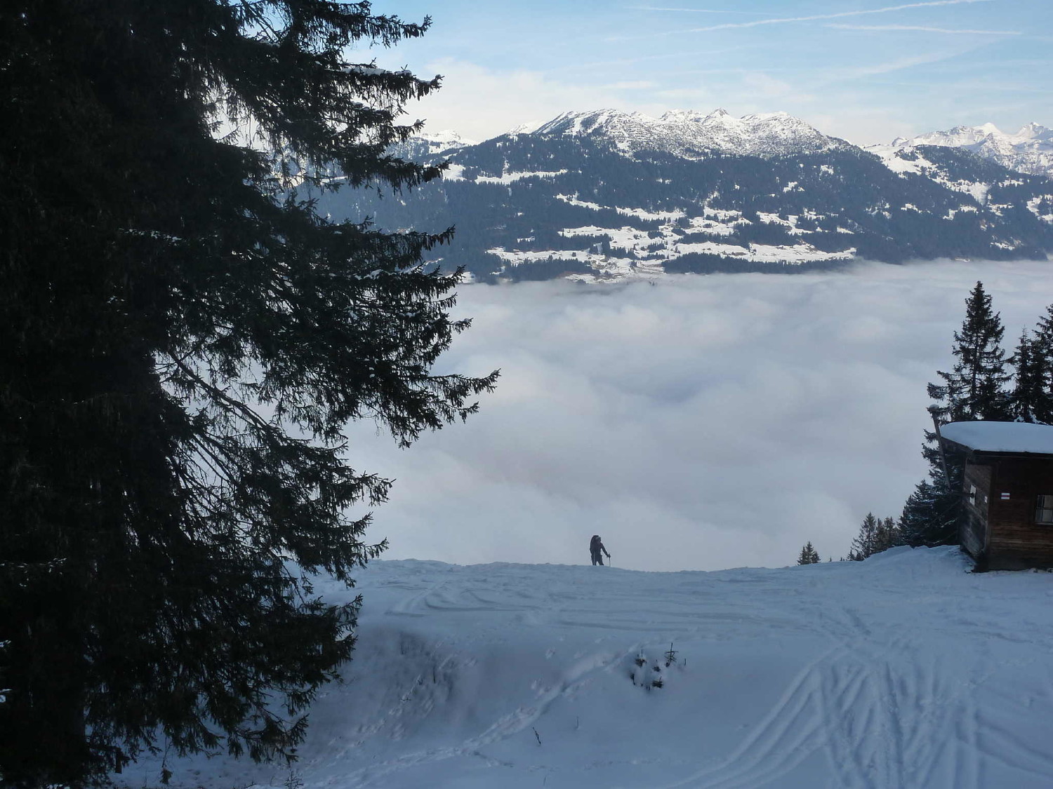 Salendo alla Tschaggunser Mittagspitz