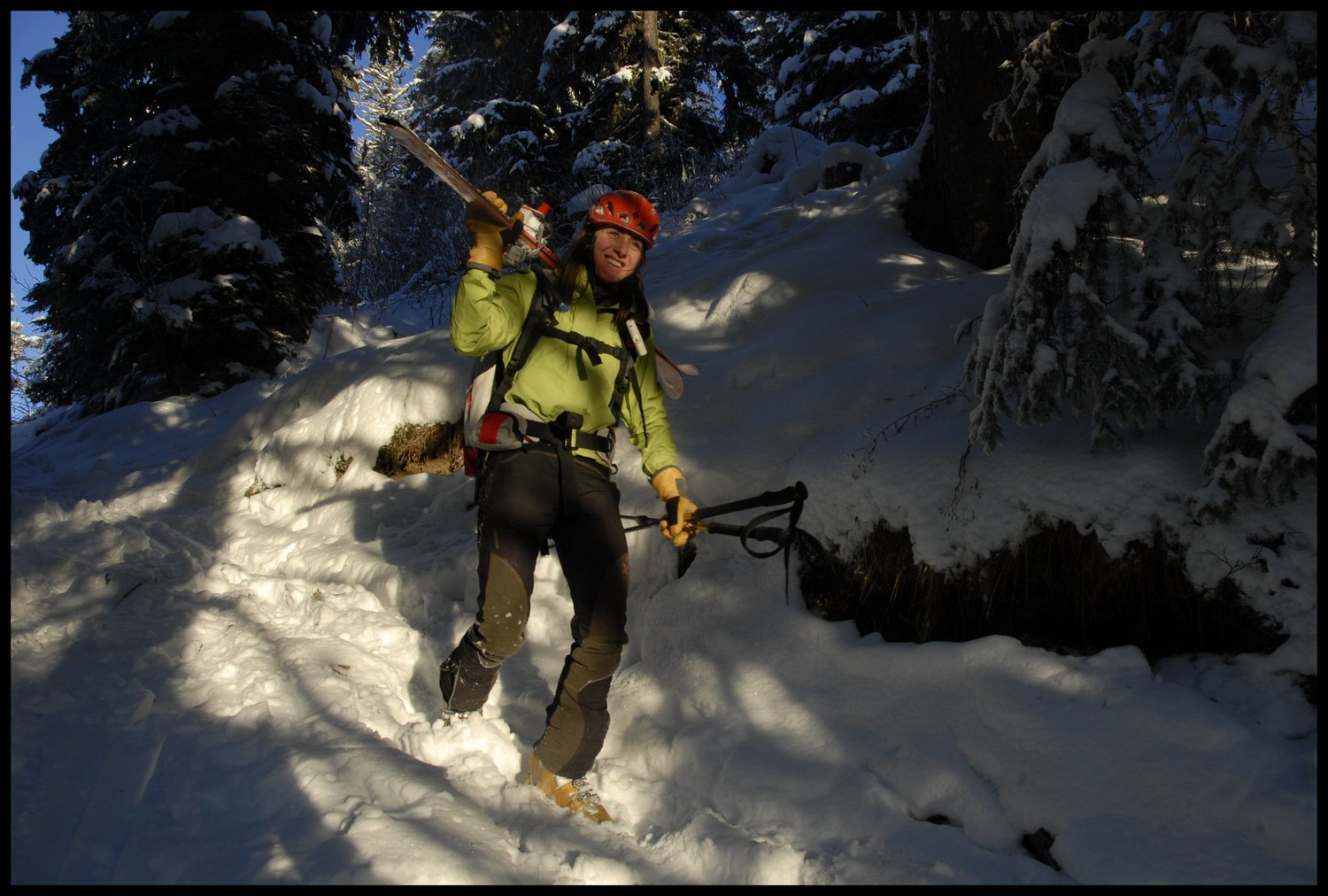 Dans le haut de la Forêt, mieux vaut porter...