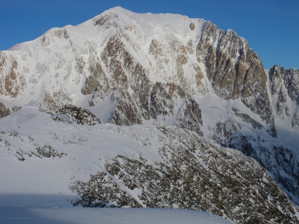 Face ouest du mont blanc