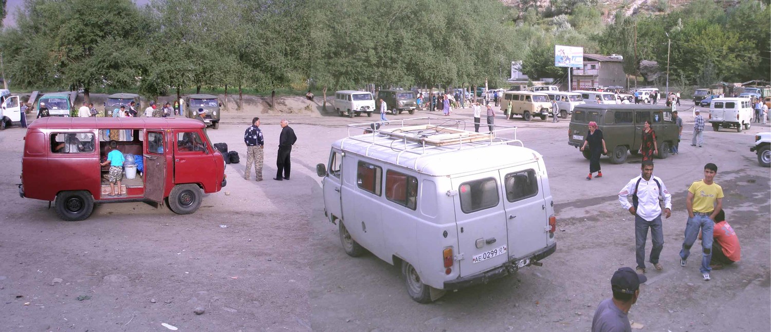 marschroutkas à Khorog