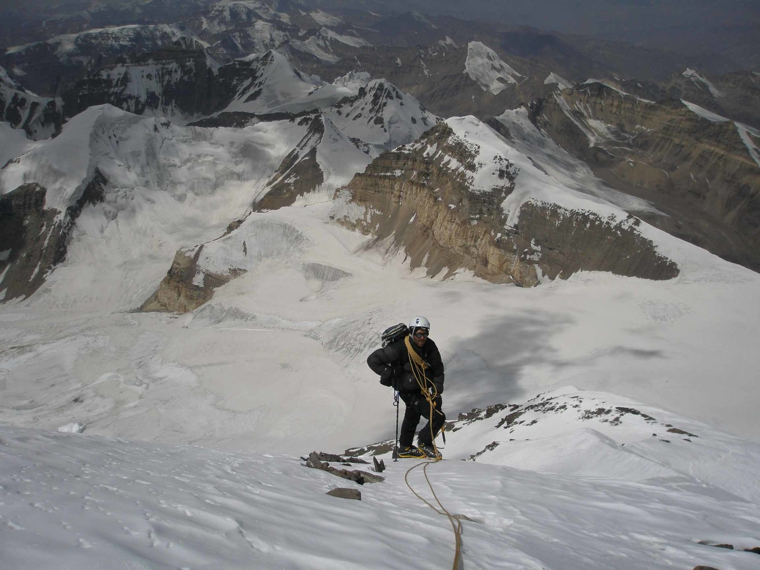 sur l'arête