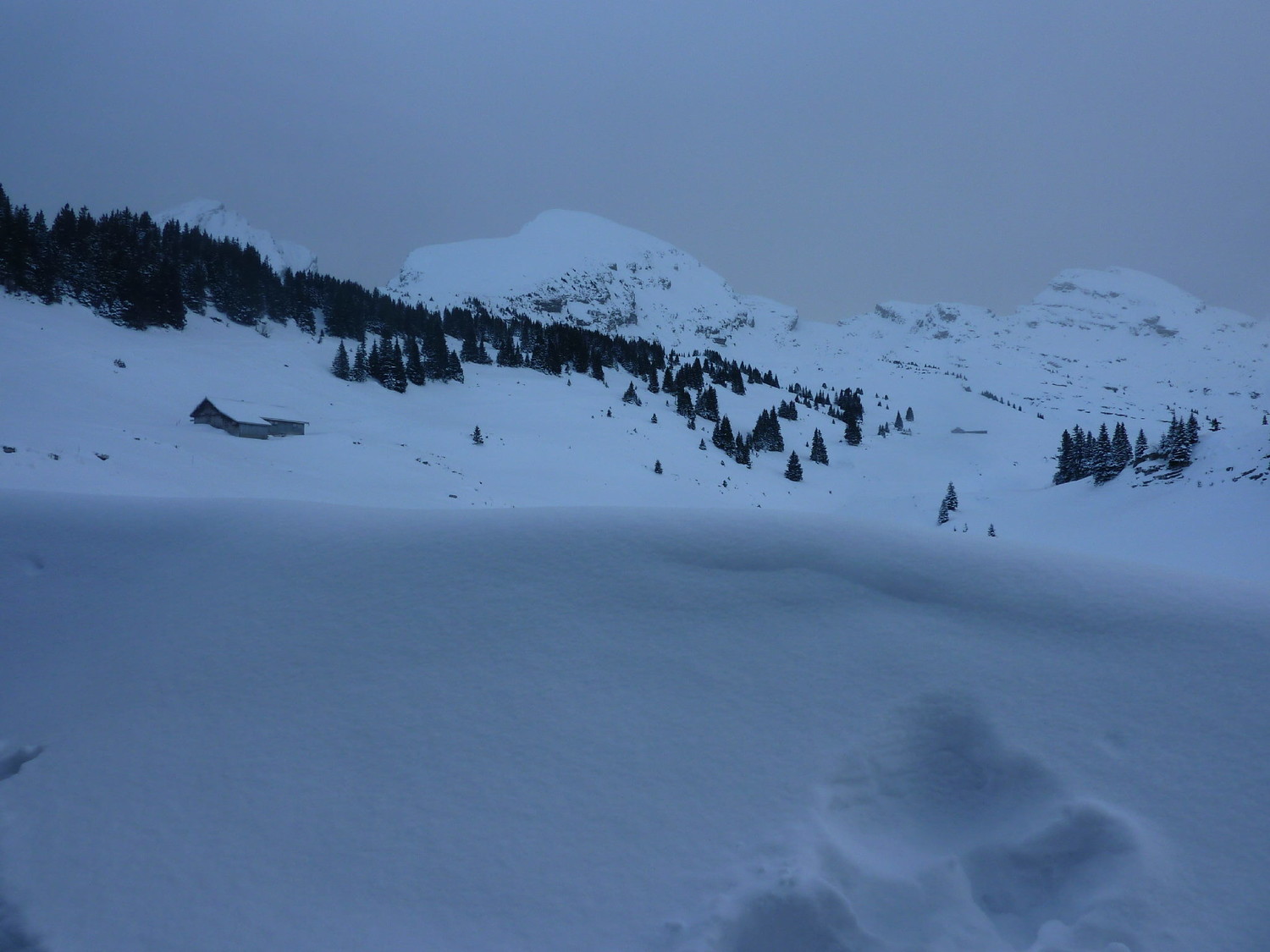 Panoramica sul Churfirsten con il Selun