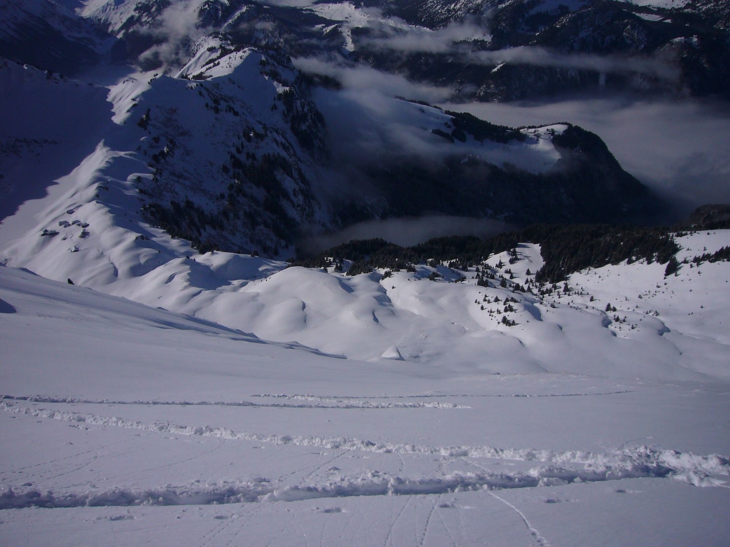 trace et lac de lessy
