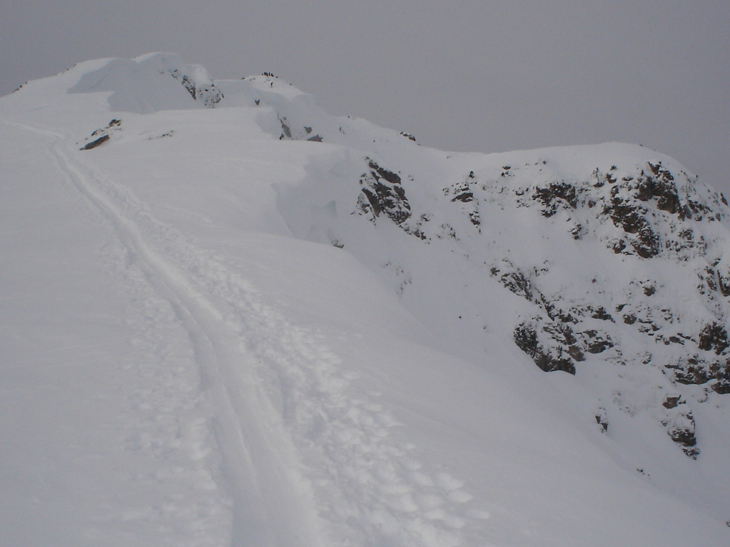 sommet chalune et face nord-est