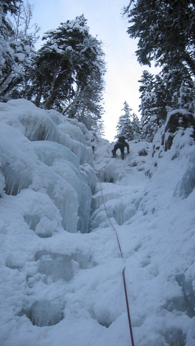 Canyon d'Ubine - haut du premier ressaut