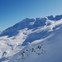Il Dosso Resaccio 2719 m versante NE, risalendo alla Punta di Lago Nero.