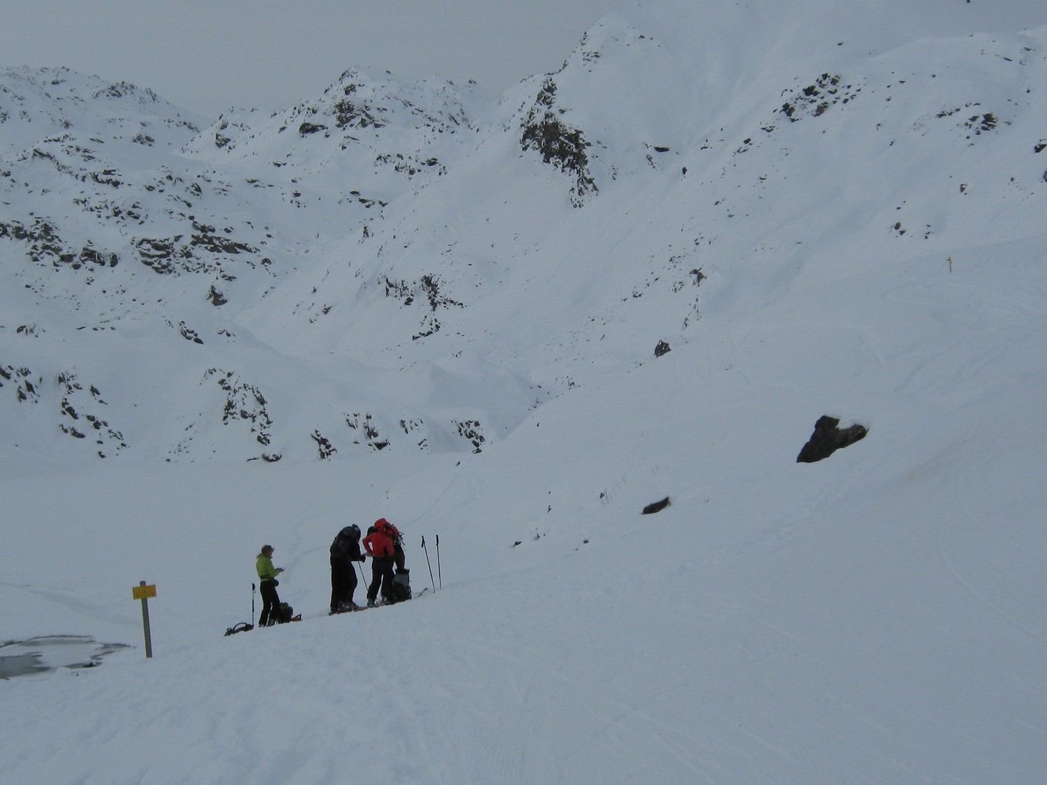 en route vers le lac du loup