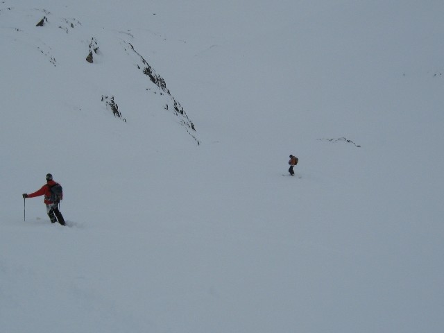 Bon, la galère de la descente commence !!