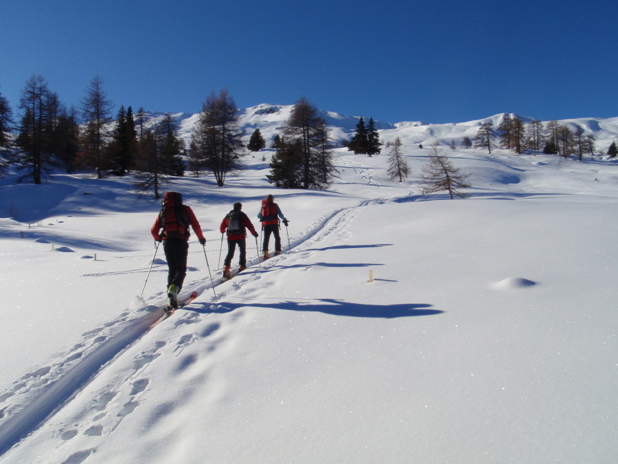 verso la cima del curver pintg da taspeng