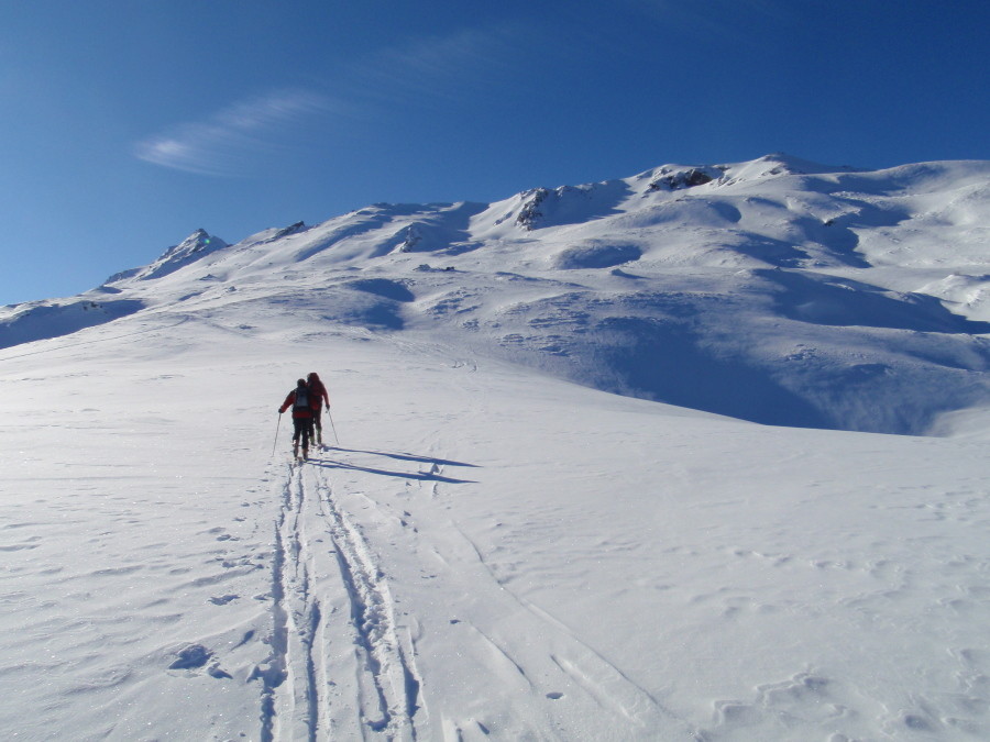 verso la cima del curver pintg da taspeng