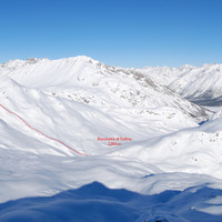 La risalita alla Punta di Lago Nero 2676 m versante SE.