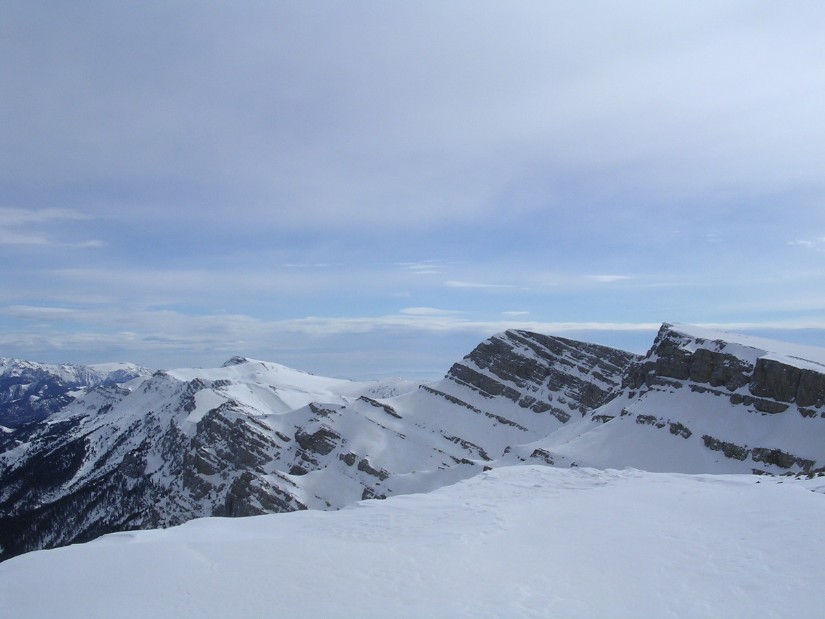 Le plateau, vue vers Puig Cristall