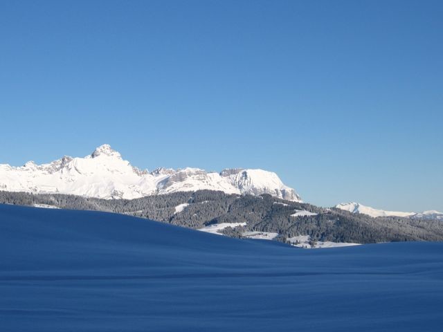 Soleil sur les Aravis