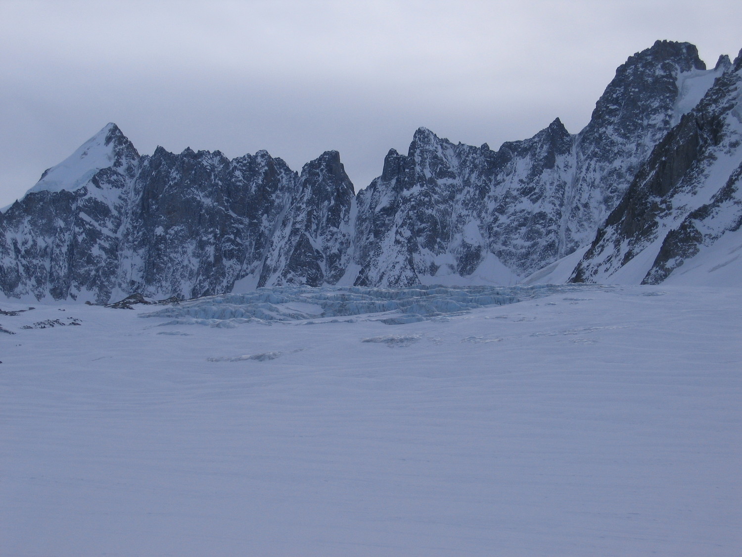 Le fond du glacier