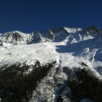 L'arête entre la Pointe des Genevois et les Douves Blanches 