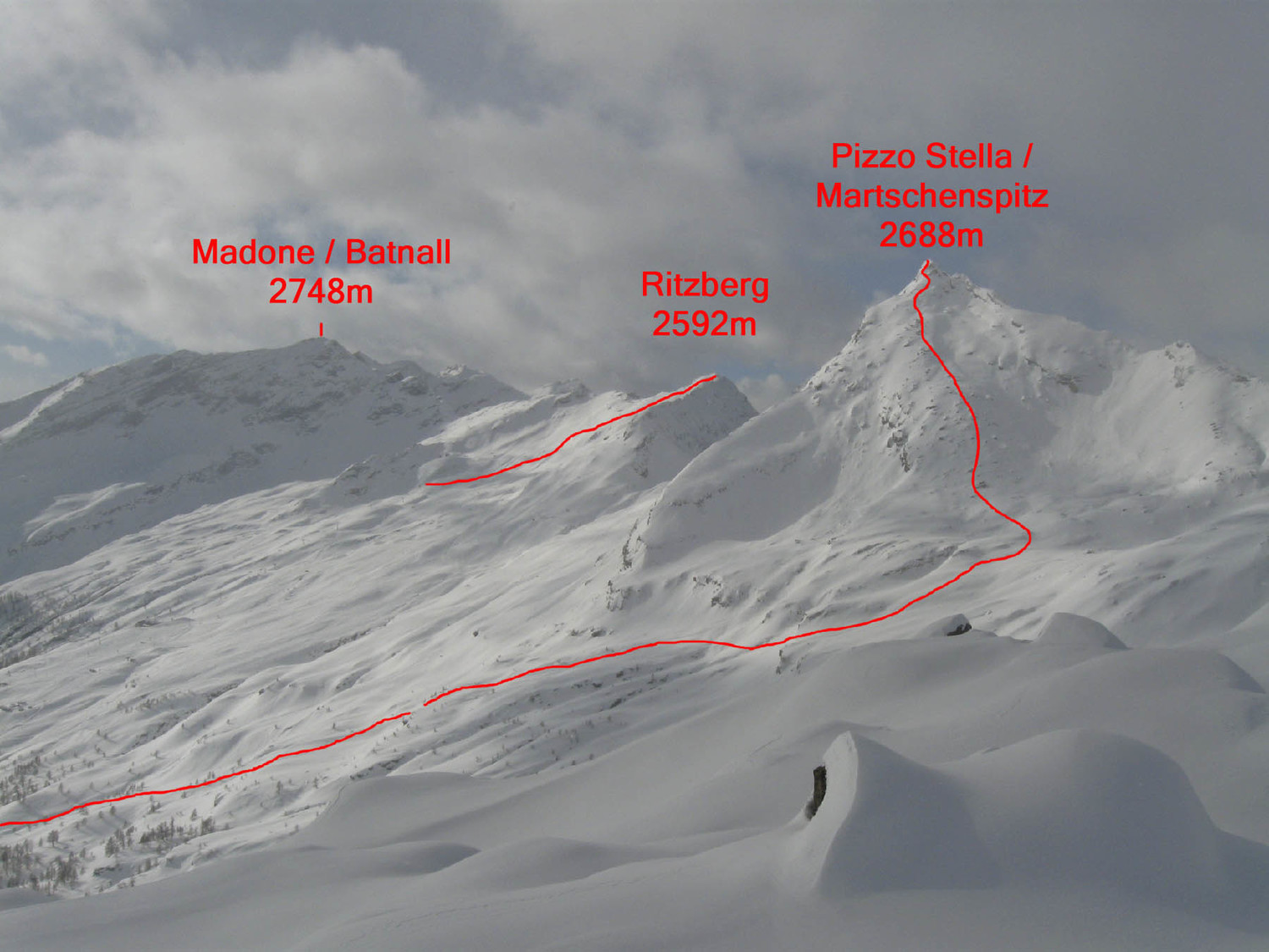 Pizzo Stella e Ritzberg