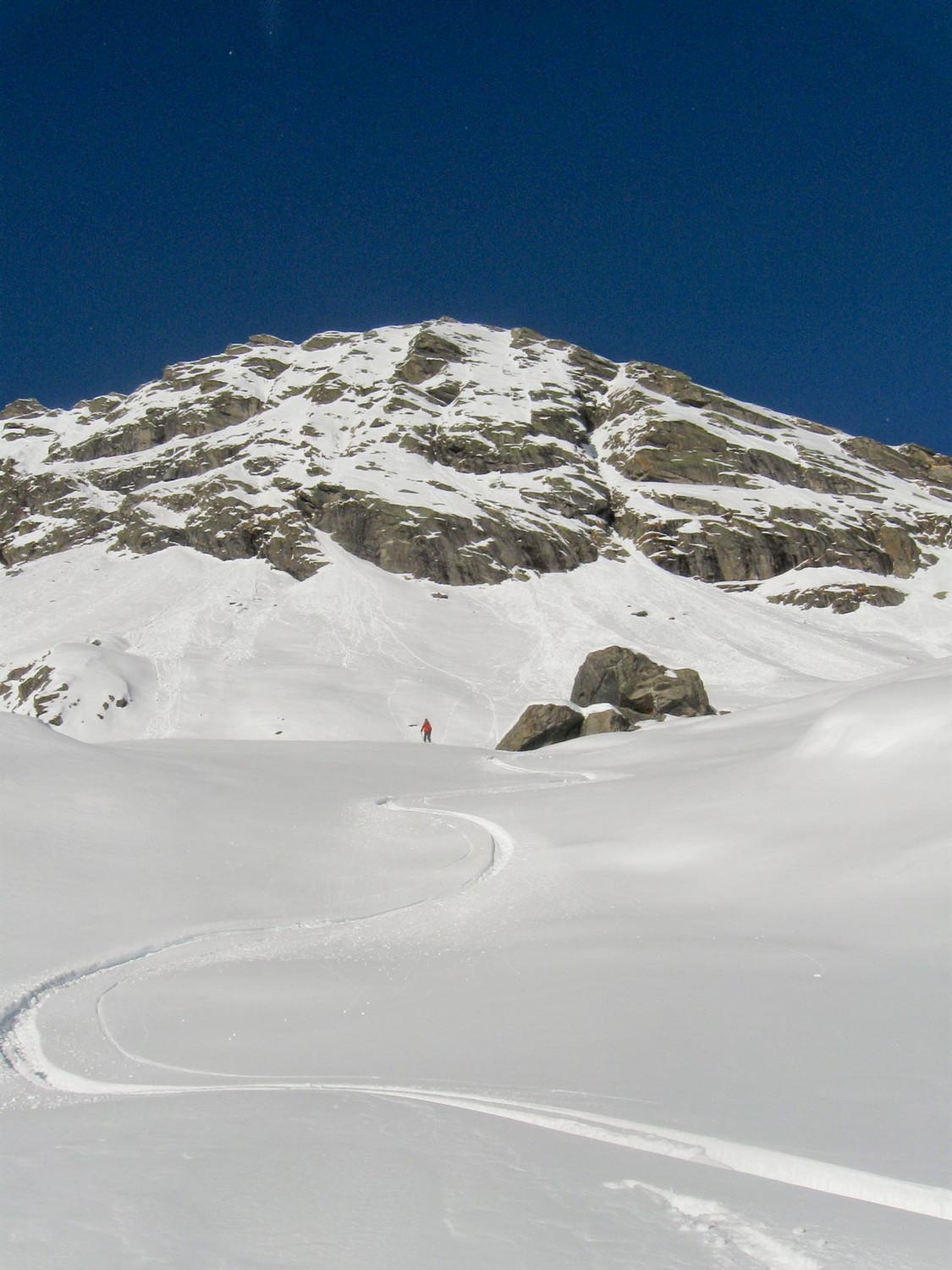 discesa dal pizzo d'orsalia