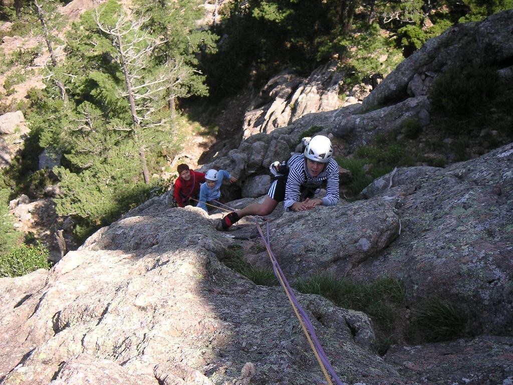 Bavella. Punta Caletta - Deuxième longueur