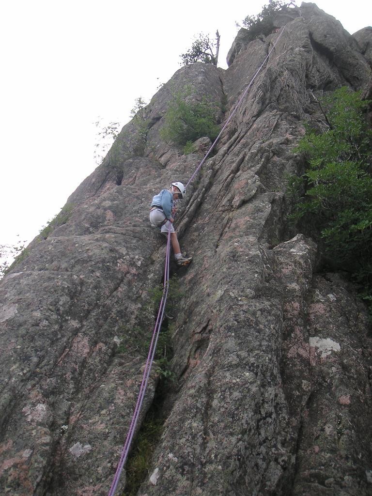 Bavella. Punta Caletta: le second rappel